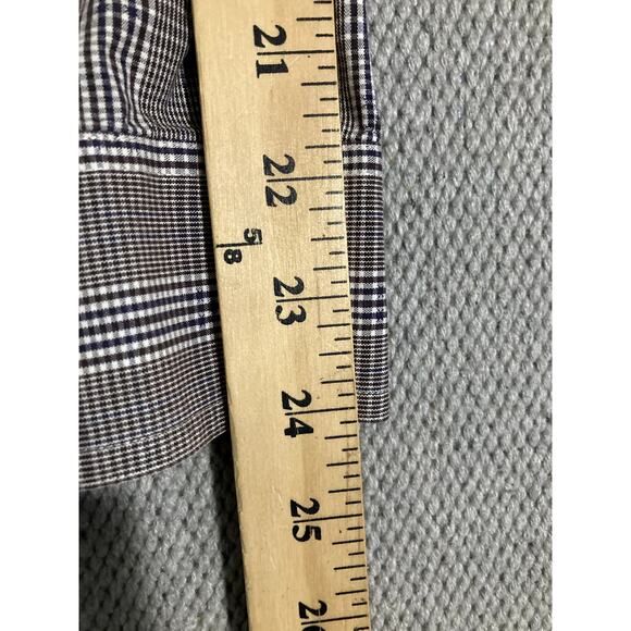 Nat Nast Luxury Original Shirt Men's XL Brown Plaid Elbow Patch Dress Preppy - Picture 9 of 10